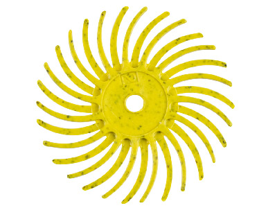Disque abrasif jaune non monté, diamètre 19 mm, grain gros, 3M Company, sachet de 6