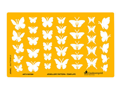 Gabarit pour conception et dessin de Papillons, de 14 à 29 mm