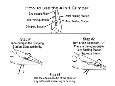 Pince à écraser les perles de 1 à 3 mm n°494, bec éffilé, 138 mm, Xuron - Image Standard - 3