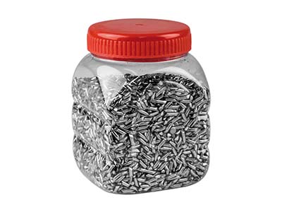 Aiguilles obliques pour tonneau à polir, Acier inoxydable, pot de 1 kg - Image Standard - 2