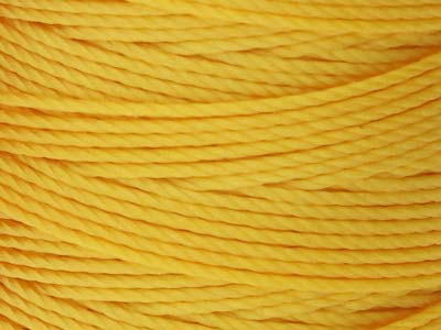Cordon jaune d'or 0,50 mm,Tex 210 S-Lon Beadsmith, bobine de 70 mètres - Image Standard - 5