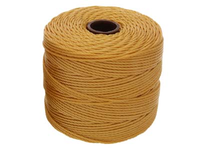 Cordon marigold 0,50 mm,Tex 210 S-Lon Beadsmith, bobine de 70 mètres - Image Standard - 2