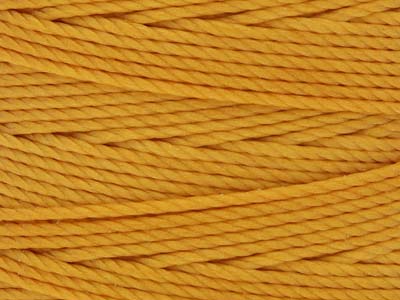 Cordon jaune clair 0,50 mm,Tex 210 S-Lon Beadsmith, bobine de 70 mètres - Image Standard - 5