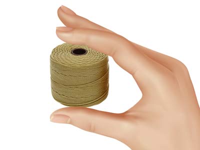 Cordon bronze 0,50 mm,Tex 210 S-Lon Beadsmith, bobine de 70 mètres - Image Standard - 6