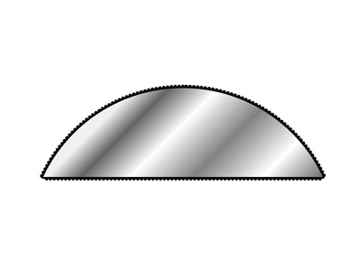 Lime mi ronde effilée n° 1566, 150 mm G4, Vallorbe - Image Standard - 4