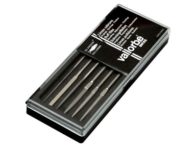 Jeu de 6 limes à polir, surface en acier carbone, Vallorbe - Image Standard - 2