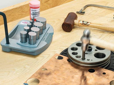 Jeu de 10 découpoirs sur socle, forme ronde de 3 à 32 mm, Durston - Image Standard - 5