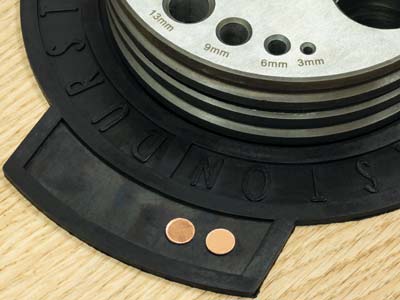 Jeu de 10 découpoirs sur socle, forme ronde de 3 à 32 mm, Durston - Image Standard - 7