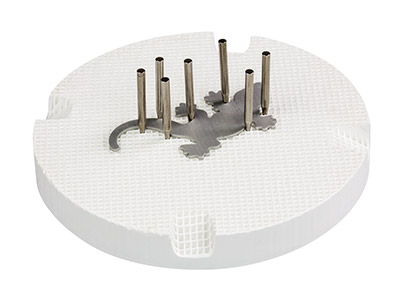 Lot de 20 broches en métal, pour plaque ronde en nid d'abeille - Image Standard - 2