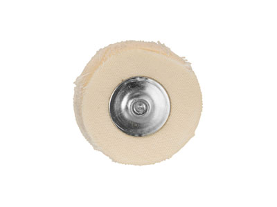 Brossette circulaire en toile de coton, diamètre 22 mm, Hatho - Image Standard - 3