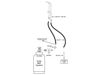 Tube néoprène d'un mètre pour Microdard Aquaflame - Image Standard - 2