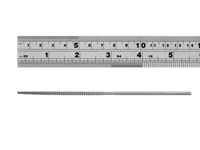 Jeu de 6 limes râpe pour cire, 140 mm grain fin, Vallorbe - Image Standard - 5