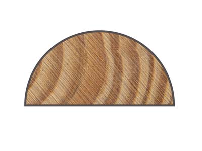 Cabron demi rond, grain moyen 500 - Image Standard - 3