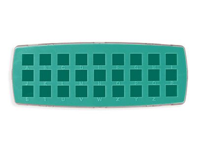 Boîte de rangement Verte pour Poinçons Lettres 6 mm, ImpressArt - Image Standard - 2