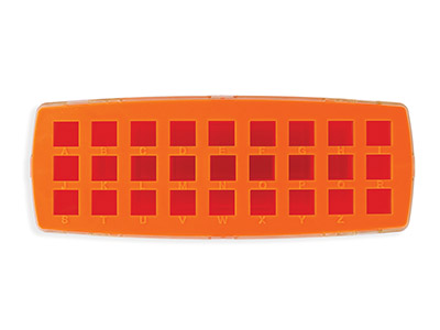 Boîte de rangement Orange pour Poinçons Lettres 6 mm, ImpressArt - Image Standard - 2