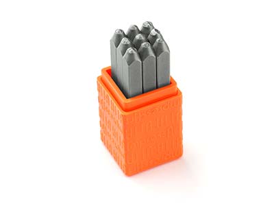 Jeu de 9 poinçons ImpressArt, motifs Ponctuation, 2,50 mm - Image Standard - 2