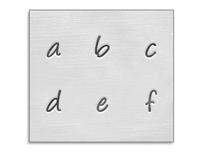 Poinçons ImpressArt Basic, Alphabet Bridgette Minuscules, 3 mm - Image Standard - 2