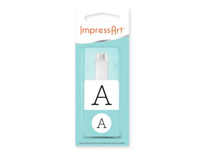 Poinçon ImpressArt, Monogramme Typewriter majuscule, lettre 