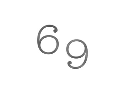 Poinçon ImpressArt,  Typewriter chiffre 