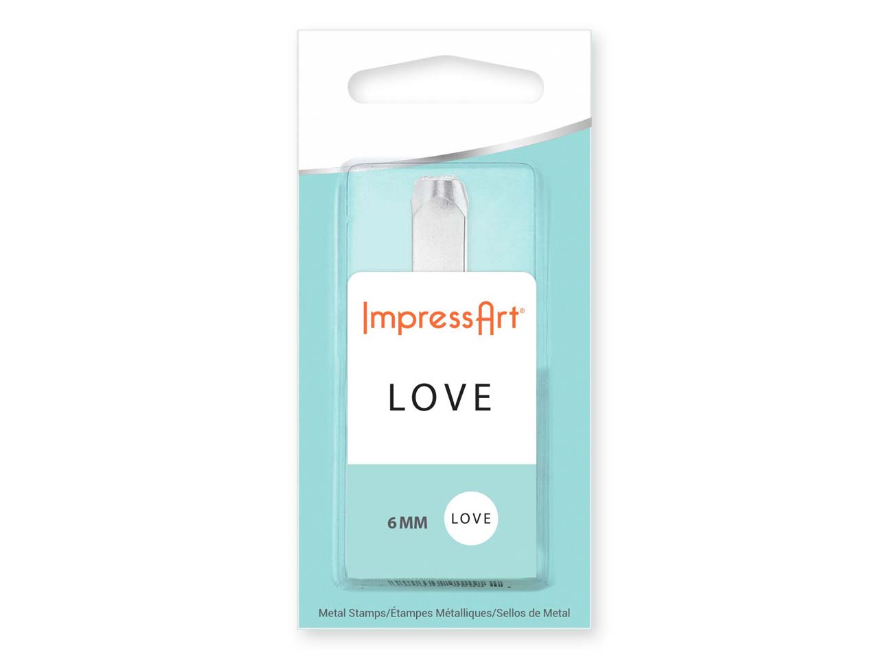 Poinçon Croix ImpressArt - Taille 6mm - Acier à Outils Haute Qualité - Pour Métal, Bois, Plastique - Tampon Prêt à L'emploi