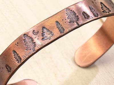 Jeu de 4 poinçon ImpressArt Signature, motifs Arbre, 6 et 9,50 mm - Image Standard - 2