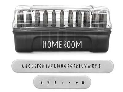 Poinçons ImpressArt Signature, Alphabet Homeroom Majuscules, 3 mm - Image Standard - 2