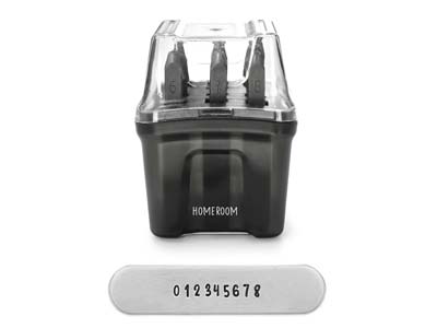 Poinçons ImpressArt Signature, Chiffres Homeroom, 3 mm - Image Standard - 2