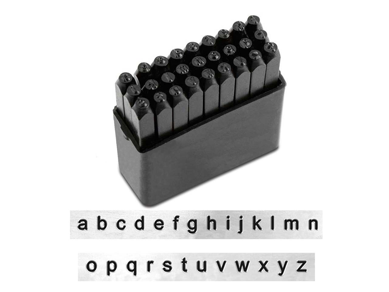 8 mm lettres majuscules et minuscules argent Lettres de cire 