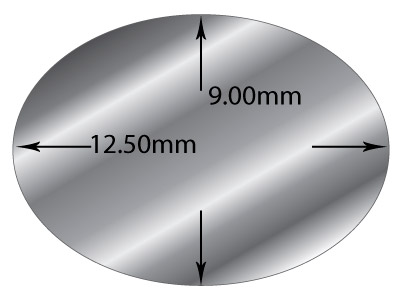 Fil ovale Argent 925 recuit, 12,50 x 9,00 mm - Image Standard - 2