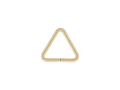 Anneau de bout triangle 7,50 mm, Gold filled, sachet de 5