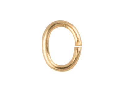 Anneau de bout ovale 3 x 4 mm, Doré*, sachet de 100 - Image Standard - 2