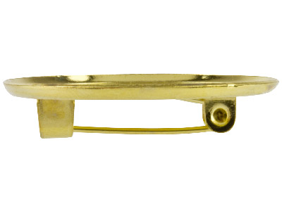 Système broche rond 25 mm, Doré*, sachet de 6 - Image Standard - 3