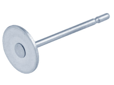 Tige avec bout plat 5 mm, Acier chirurgical, sachet de 5 paires - Image Standard - 1