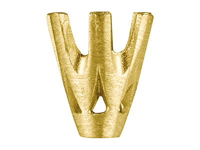 Chaton 6 griffes pour pierre ronde de 4 mm, Or jaune 9k - Image Standard - 2