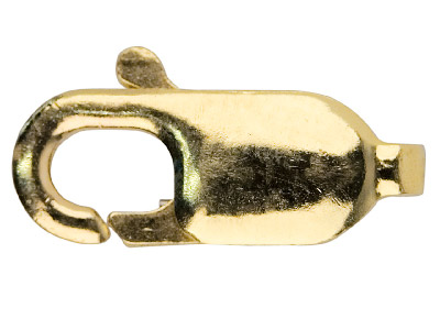 Fermoir Menotte plate sans anneau 9 mm, Or jaune 9k - Image Standard - 1
