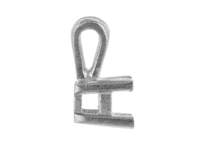 Chaton 4 griffes pour pierre ronde de 3 mm, Or gris 18k Pd 13. Réf. 02085 - Image Standard - 3