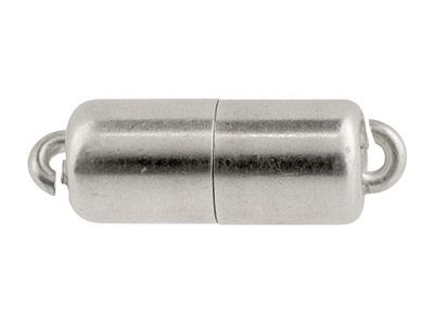 Fermoir magnétique Cylindrique, 6 x 16 mm, Argent 925. Réf. 28008 - Image Standard - 2