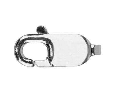 Fermoir Menotte plate sans anneau 7 mm, Argent 925 - Image Standard - 1