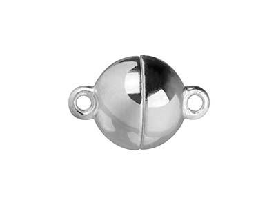 Fermoir magnétique Boule 10 mm Langer®, Argent 925 - Image Standard - 2
