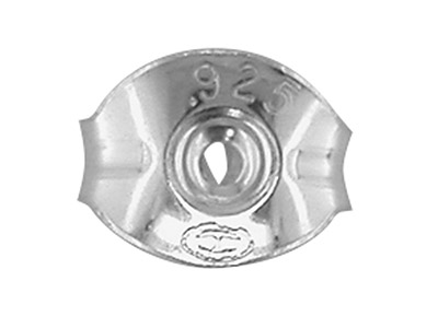 Poussette légère, Argent 925, sachet de 10 paires - Image Standard - 3
