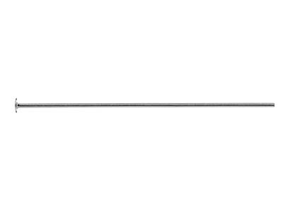 Tige avec tête d'épingle 38/40 mm, Argent 925, sachet de 20 - Image Standard - 2