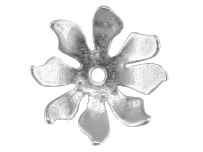 Calotte Fleur 11 mm, pour perle, Argent 925