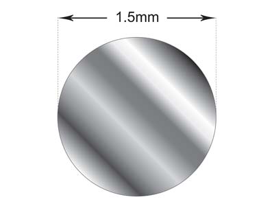 Fil diamanté 1,50 mm, Argent 925 demi-dur - Image Standard - 5