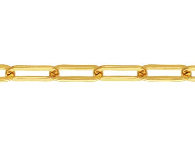 Bracelet maille rectangle avec extension, 16,50-19 cm, Gold filled - Image Standard - 2