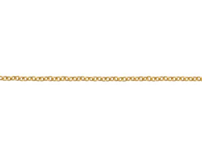 Chaîne maille Forçat 1,10 mm, 40 cm, Gold filled - Image Standard - 3