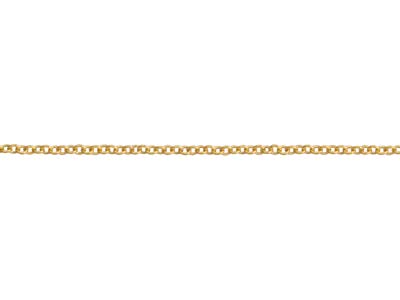 Chaîne maille Forçat 1,10 mm, 45 cm, Gold filled - Image Standard - 3