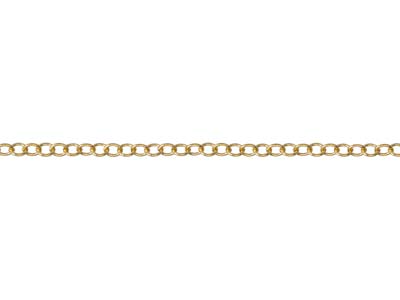 Chaîne maille Forçat 2,20 mm, 45 cm, Gold filled - Image Standard - 3