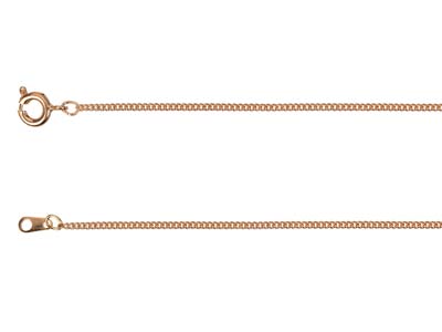 Chaîne maille Gourmette 1,2 mm, 45 cm, Rosé* - Image Standard - 2