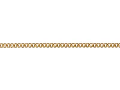 Chaîne maille Gourmette 1,2 mm, 45 cm, Doré* - Image Standard - 3