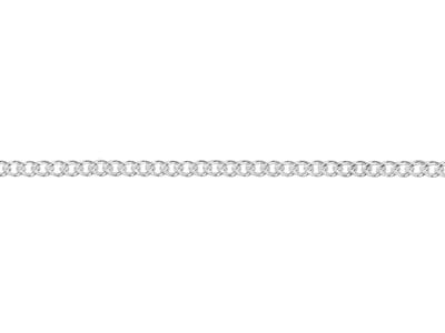 Chaîne maille Gourmette 1,2 mm, 45 cm, Argenté* - Image Standard - 3